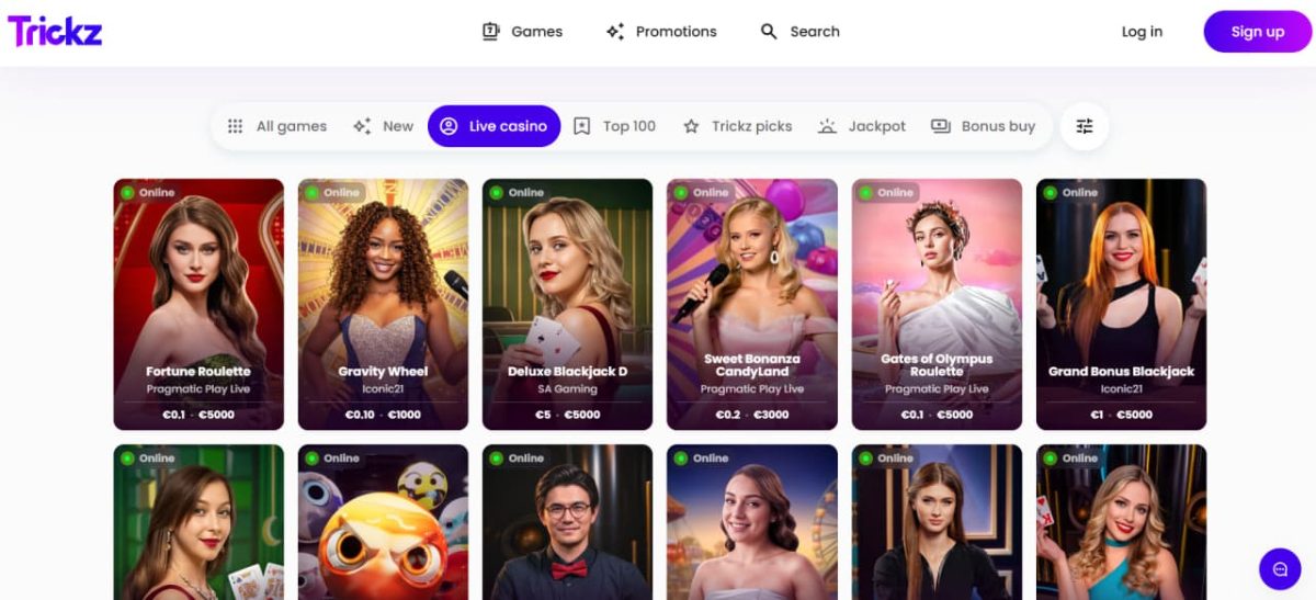 Trickz Casino image 2